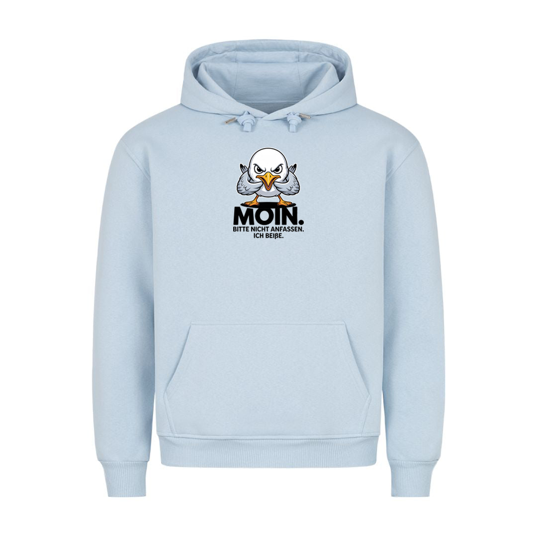 Hoodie Moin Bitte Nicht, Detailansicht