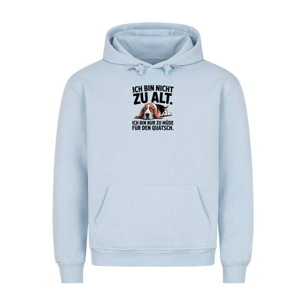 Hoodie Zu Alt, Detailansicht