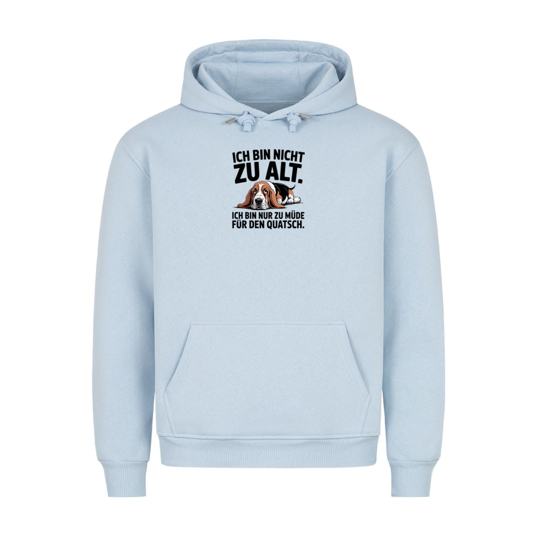 Hoodie Zu Alt, Detailansicht