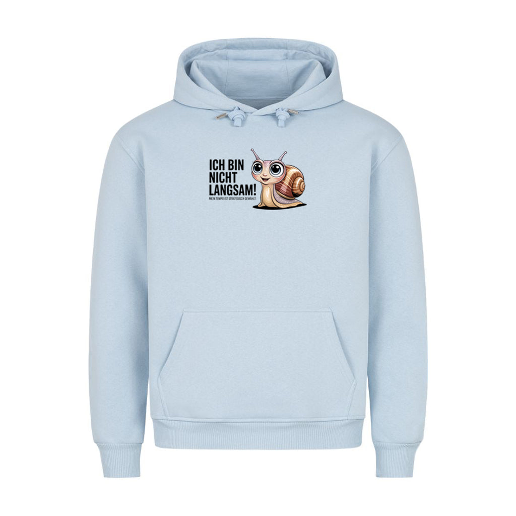 Hoodie Ich bin nicht langsam, Detailansicht