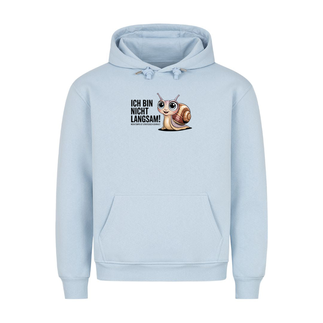 Hoodie Ich bin nicht langsam, Detailansicht