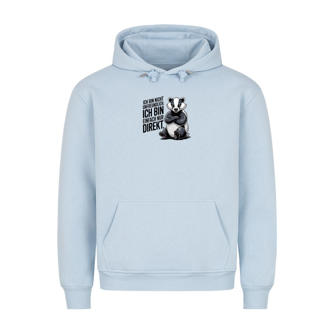 Hoodie Ich Bin Nicht Unfreundlich, Detailansicht