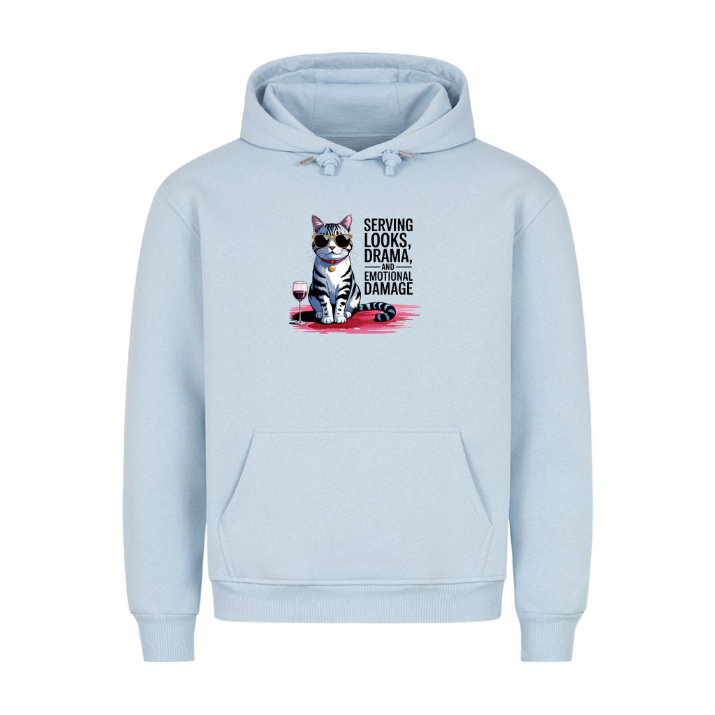 Looks, Drama, Emotional Damage  Hoodie