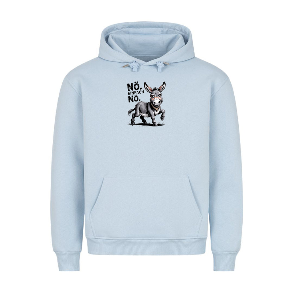 Hoodie Einfach nö Esel, Detailansicht