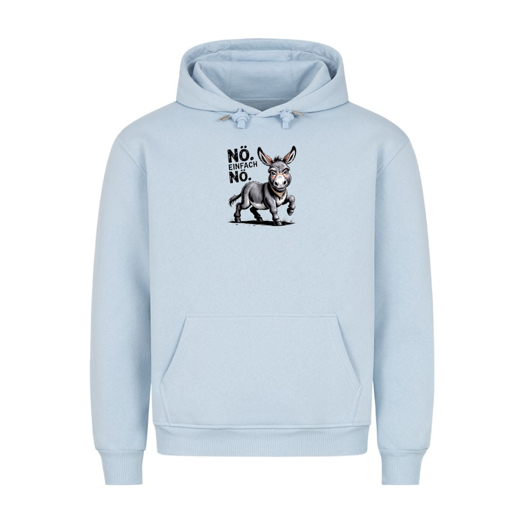 Hoodie Einfach nö Esel, Detailansicht