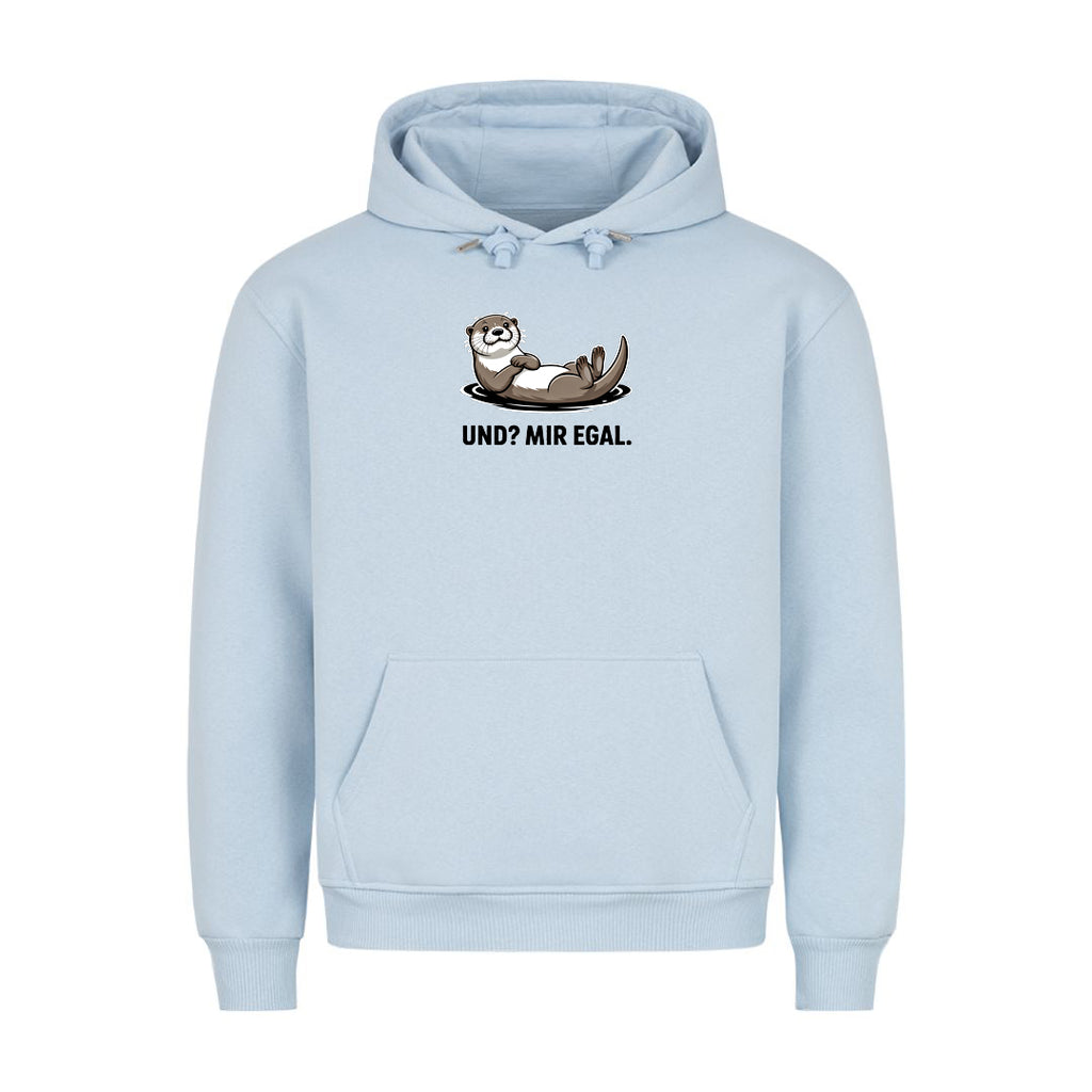 Hoodie Und Mir egal!, Detailansicht