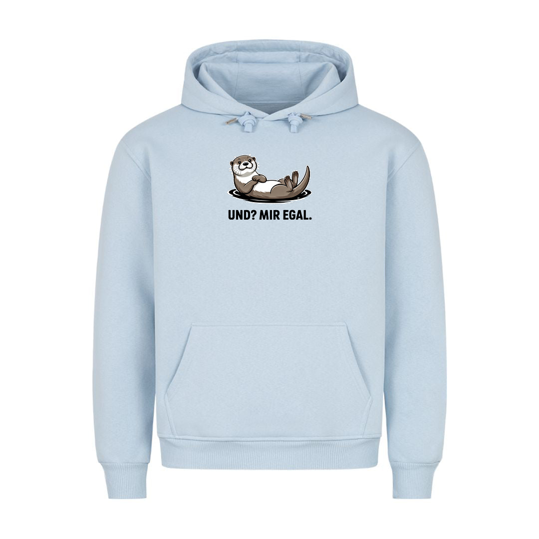 Hoodie Und Mir egal!, Detailansicht