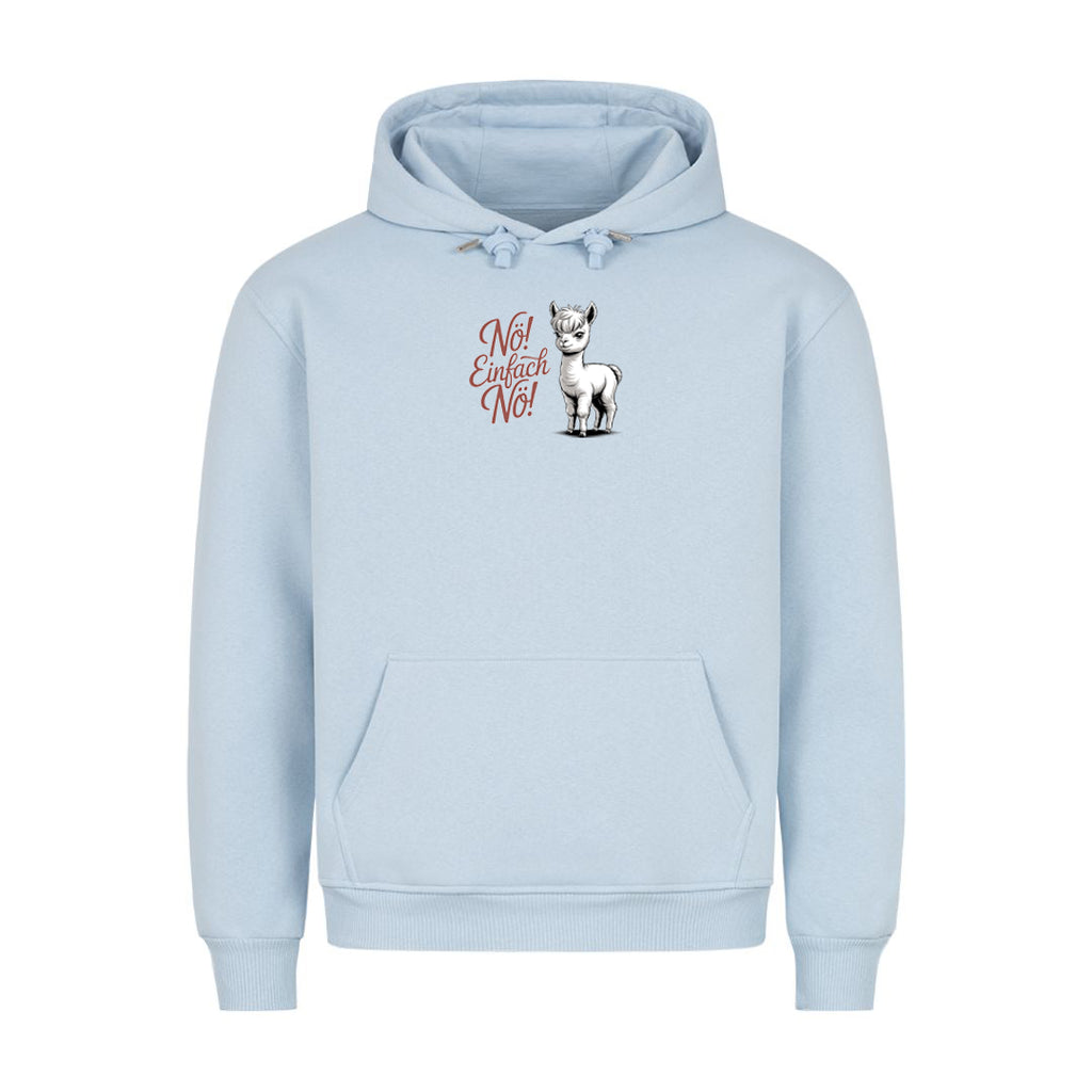 Hoodie Nö Alpaka, Detailansicht