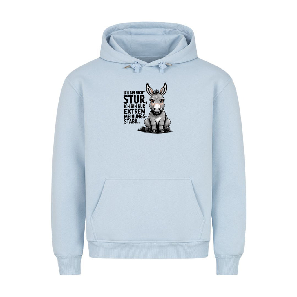 Hoodie Sturer Esel, Detailansicht