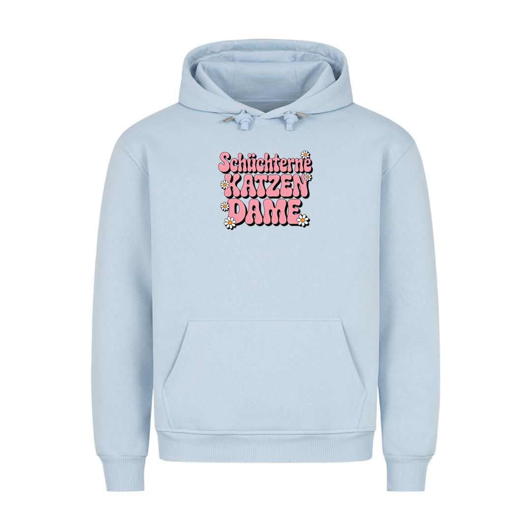 Schüchterne Katzen Dame Hoodie