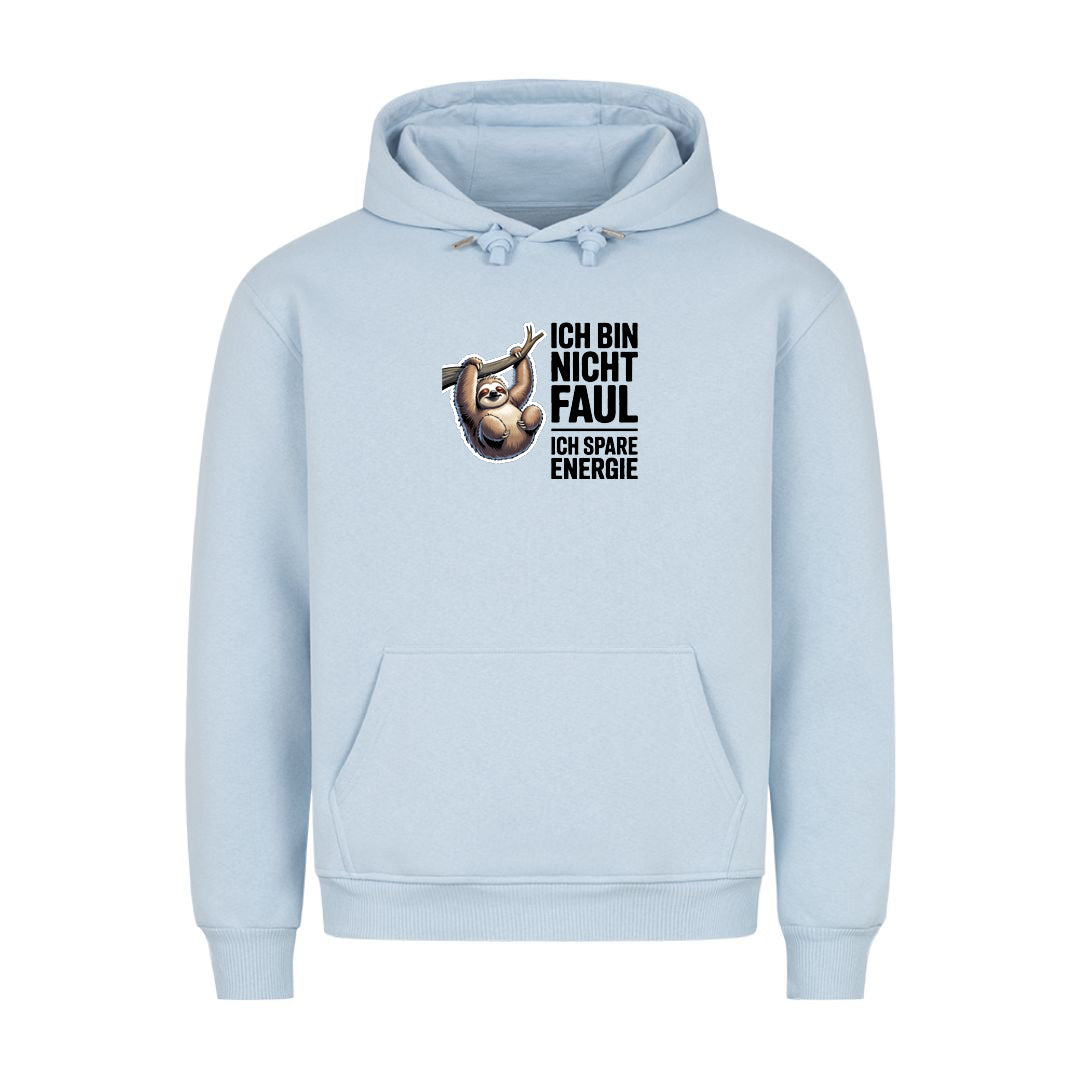 Hoodie Ich bin Nicht Faul, Detailansicht