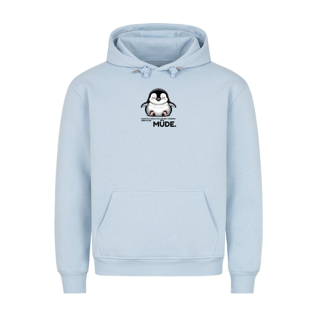 Hoodie Müde, Detailansicht