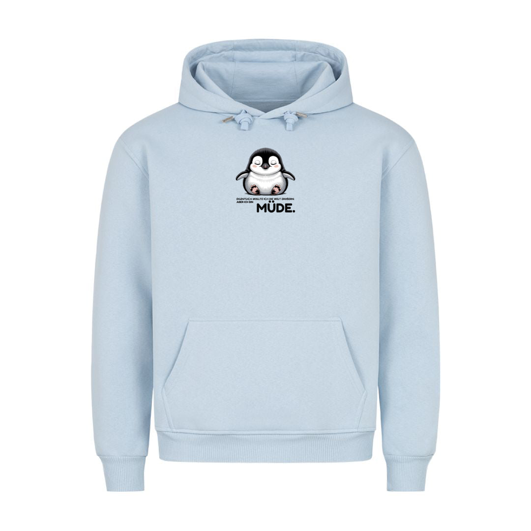 Hoodie Müde, Detailansicht