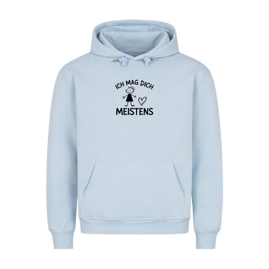 Hoodie Ich mag dich, meistens, Detailansicht