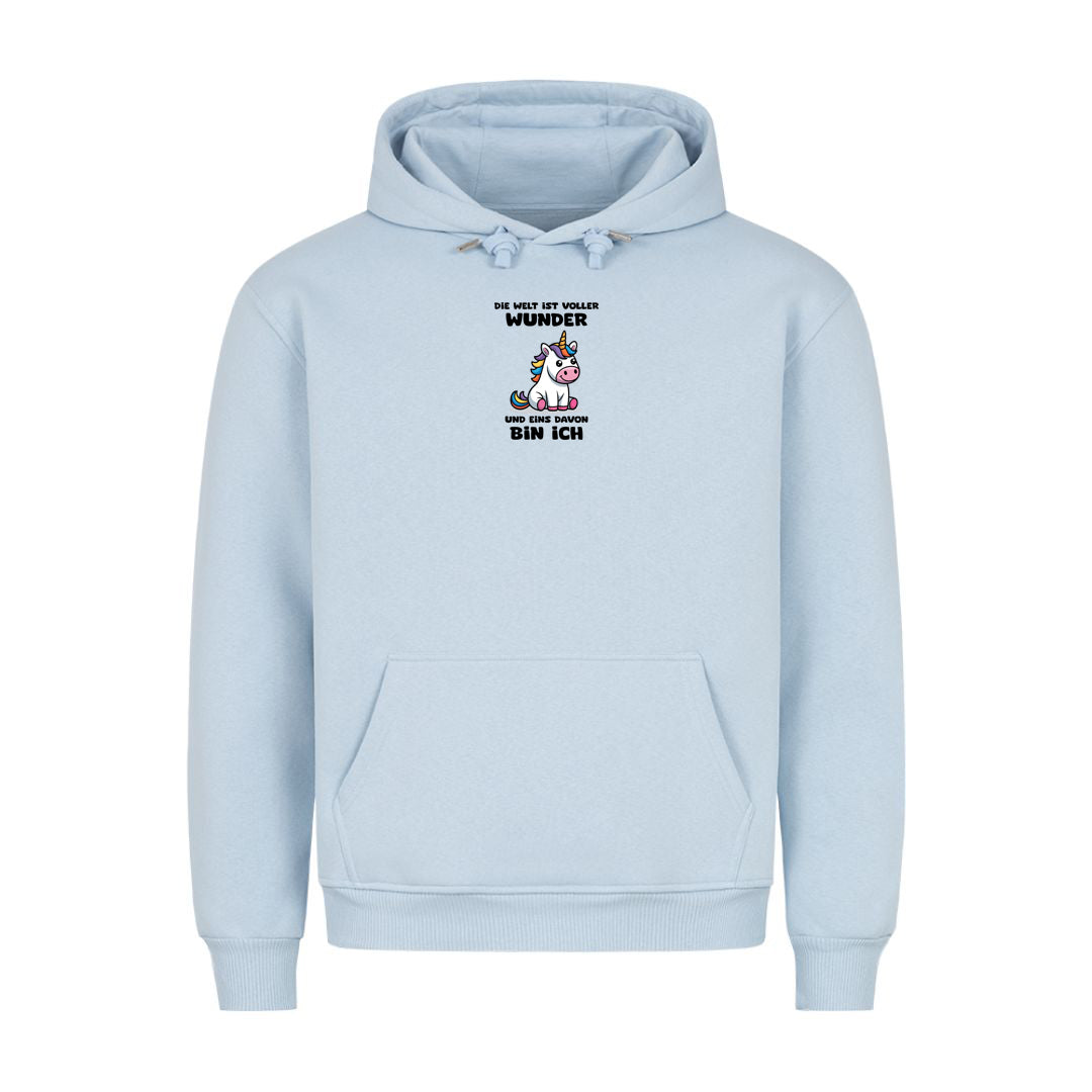 Hoodie Die Welt ist voller Wunder, Detailansicht