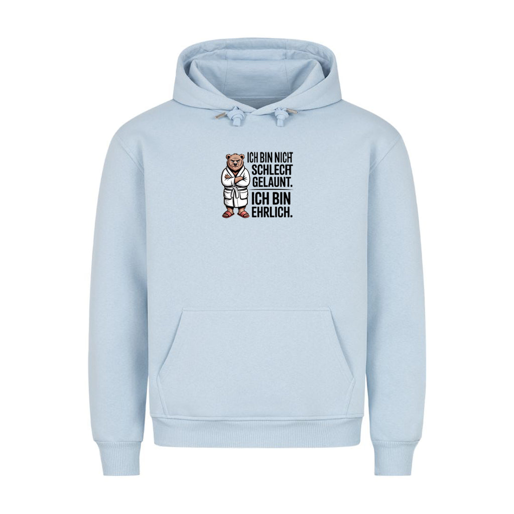 Hoodie Ich bin ehrlich, Detailansicht