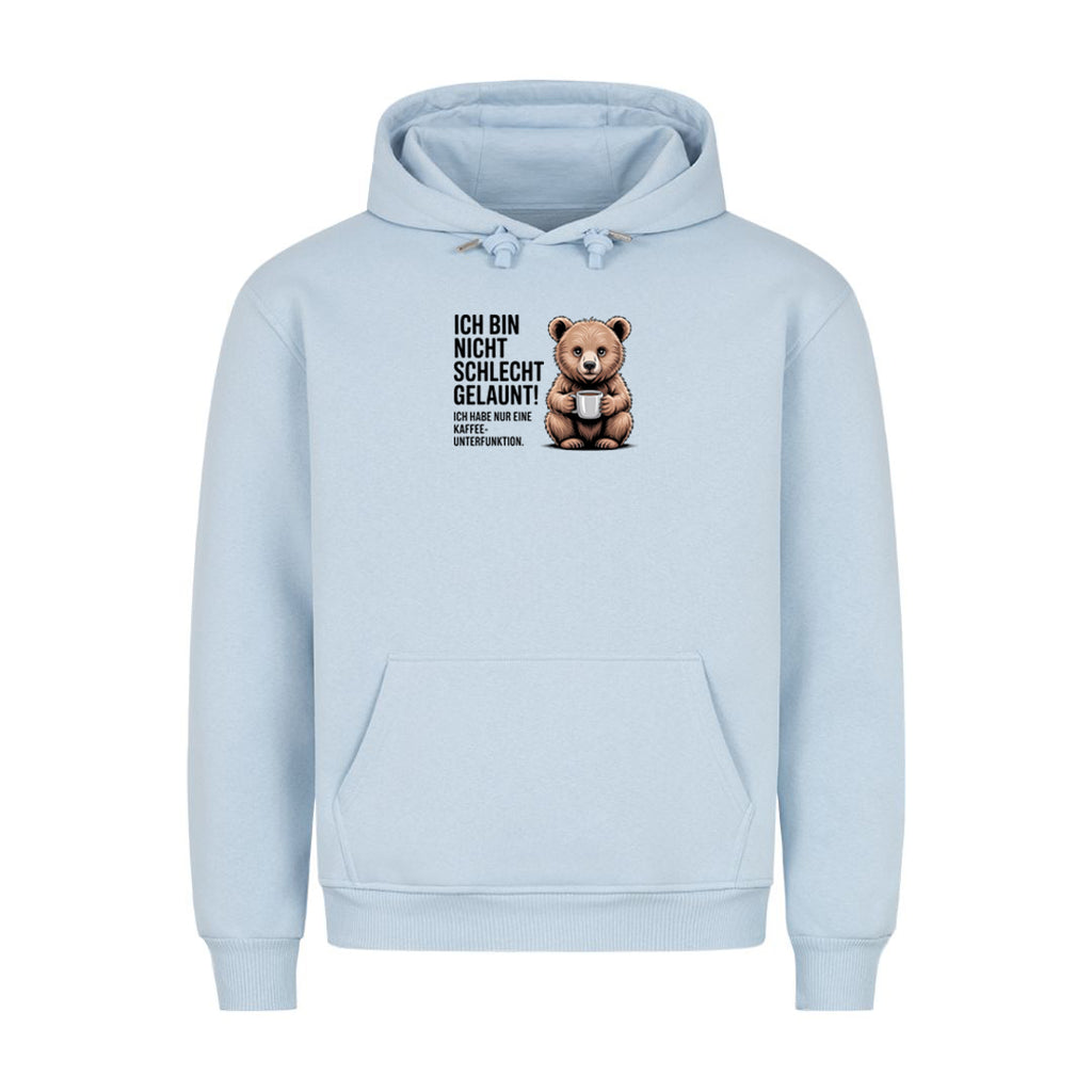 Hoodie Ich bin nicht schlecht gelaunt, Detailansicht