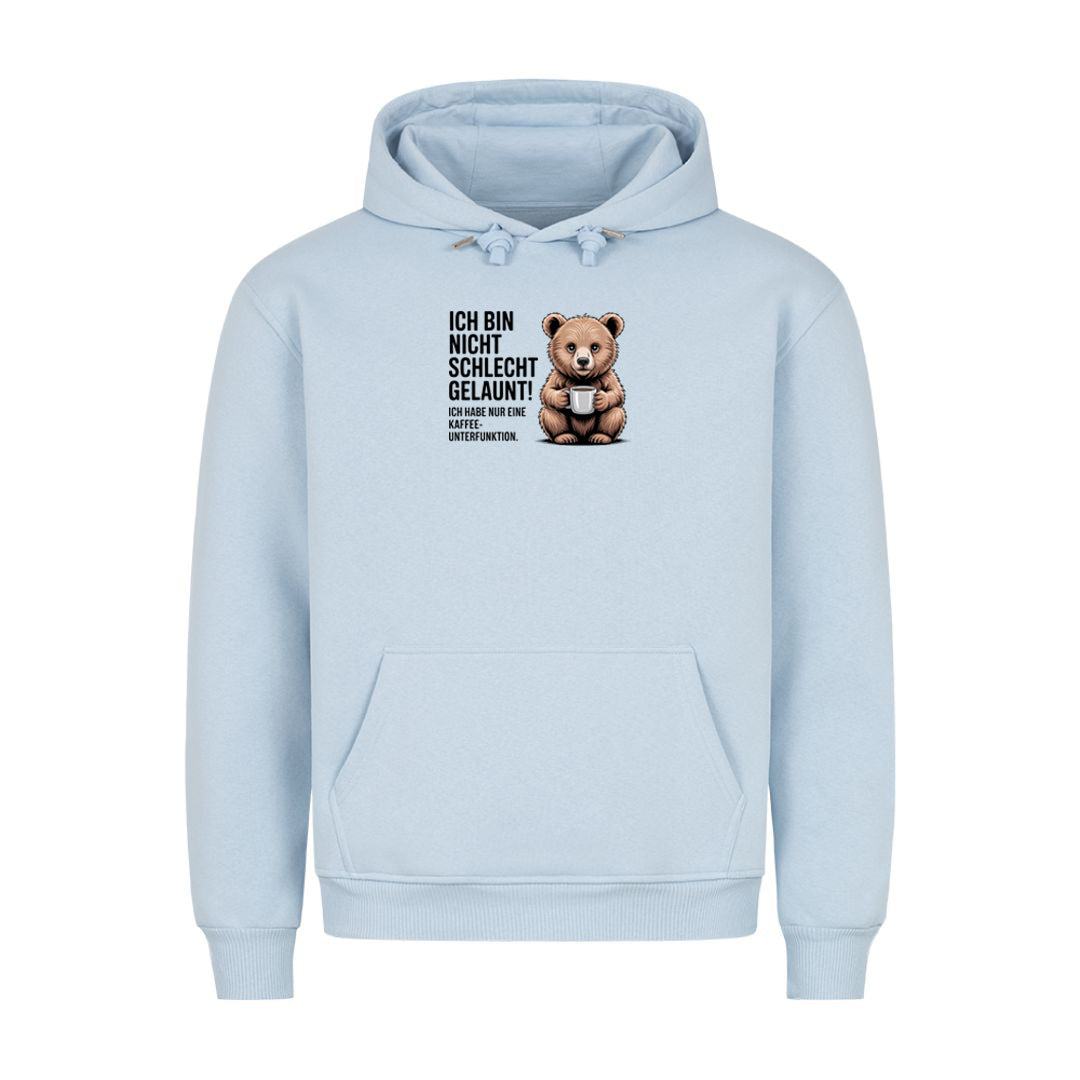 Hoodie Ich bin nicht schlecht gelaunt, Detailansicht