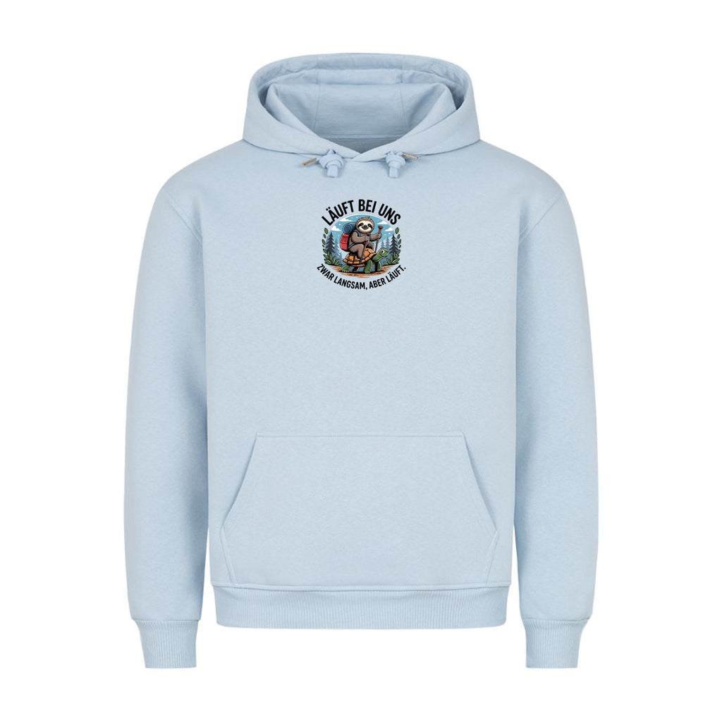Hoodie Läuft bei Uns, Detailansicht