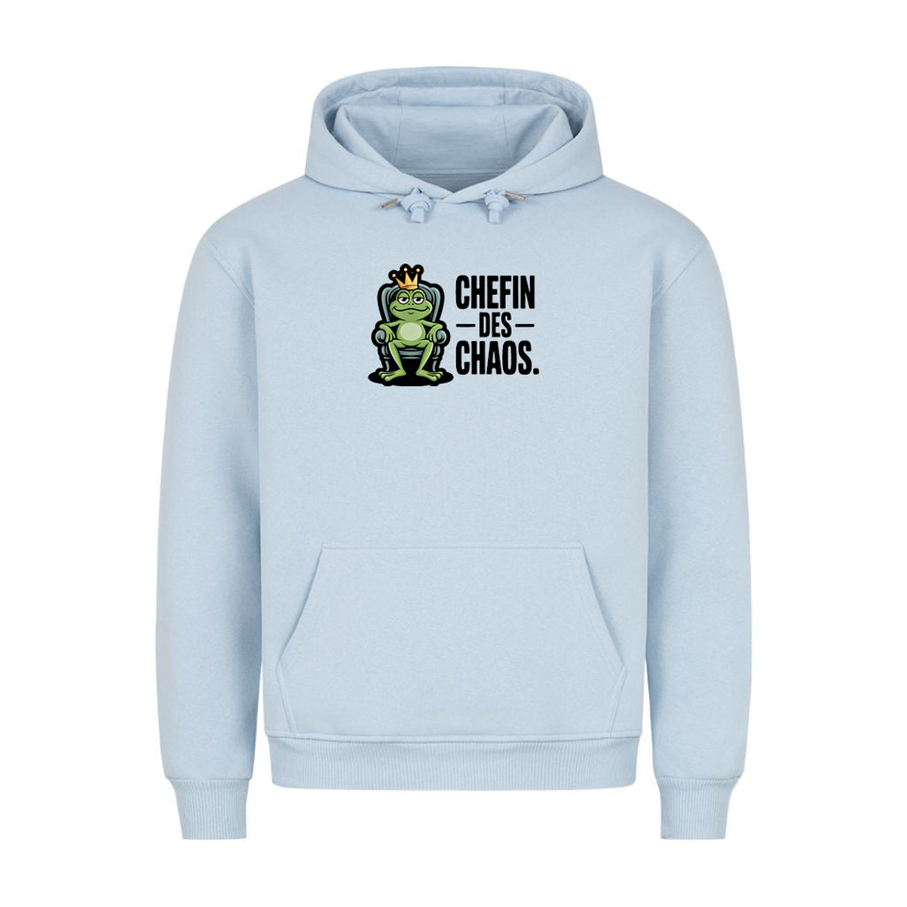 Hoodie Chefin des Chaos, Detailansicht