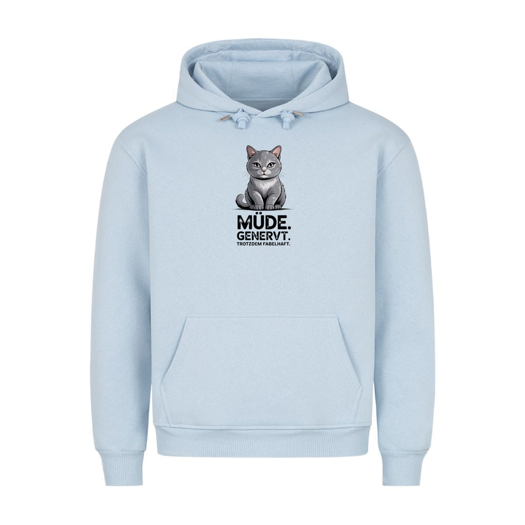 Hoodie Mäßig genervt, Detailansicht