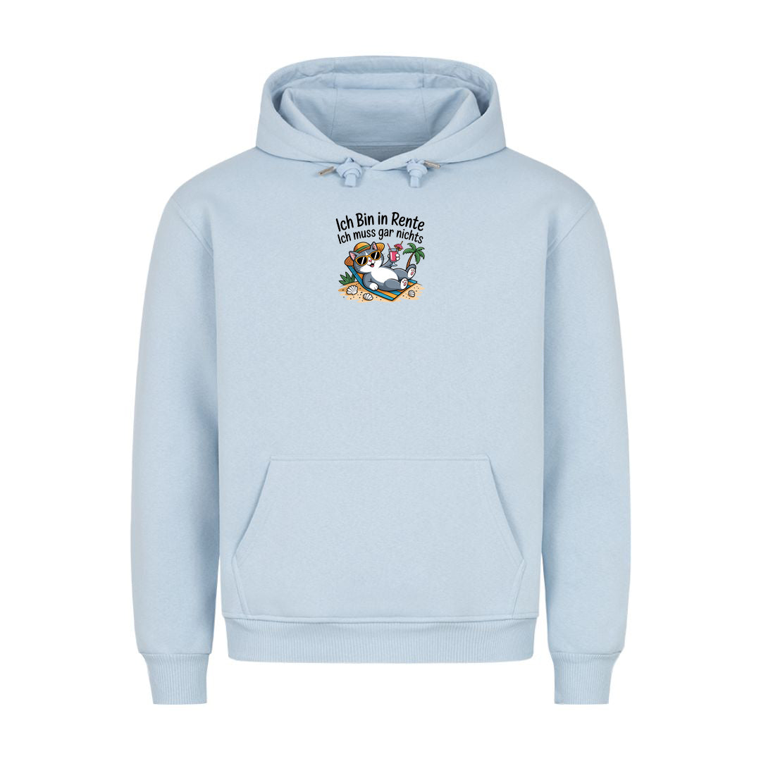 Hoodie Ich Bin in Rente, Detailansicht