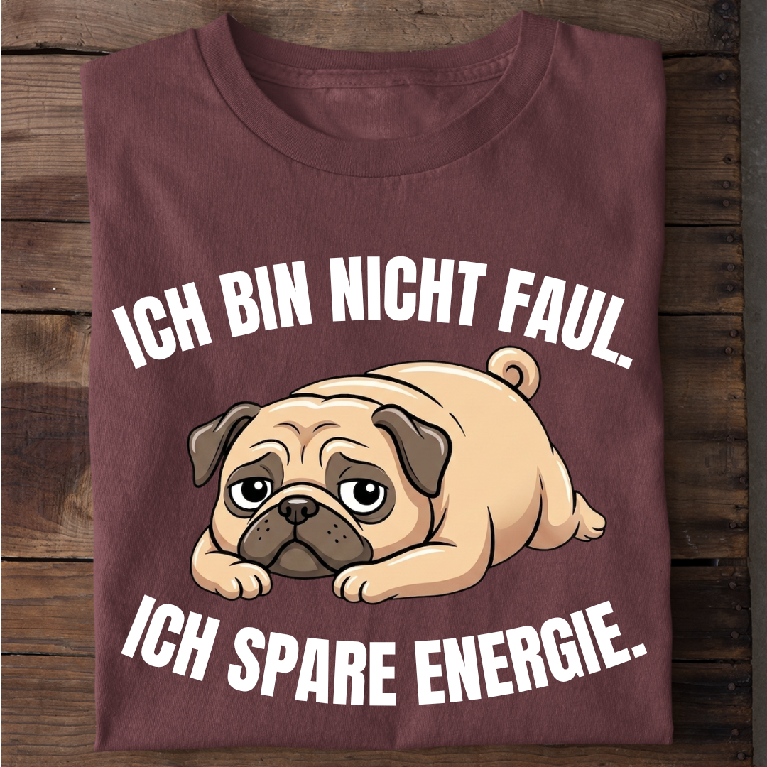 Ich spare Energie Bio T-Shirt