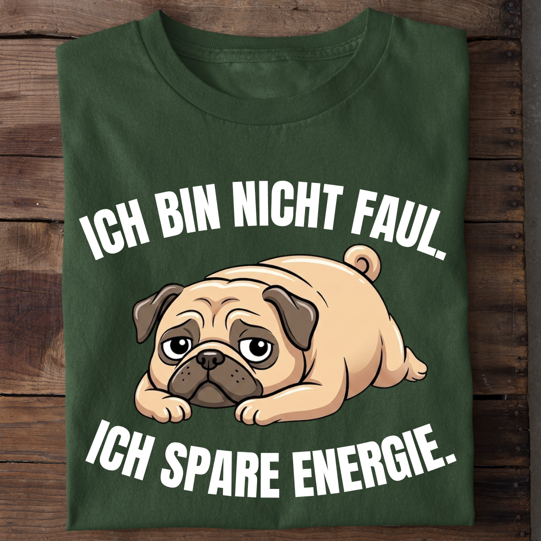 Ich spare Energie Bio T-Shirt
