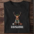 Ich bin nicht altmodisch Wiesn T-Shirt in Schwarz