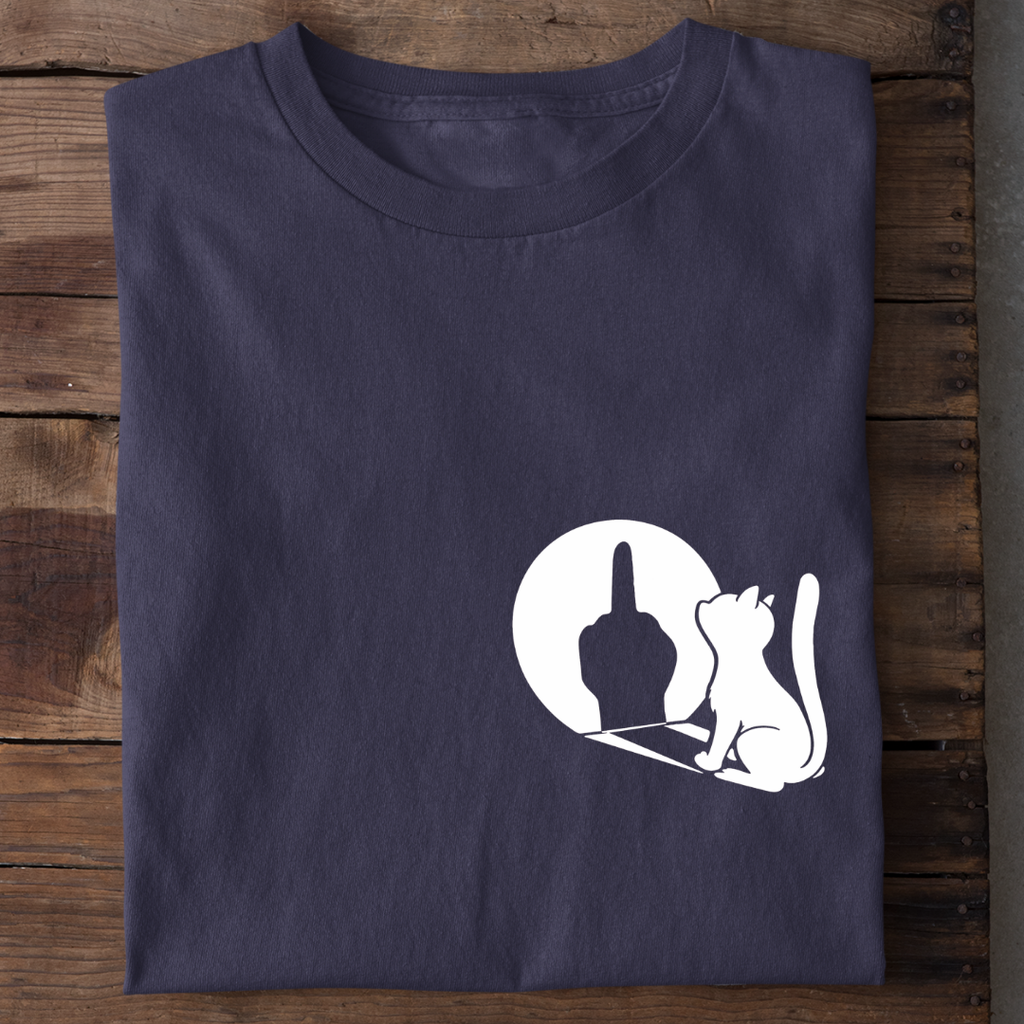 T-Shirt Sarkastische Katze, weitere Ansicht