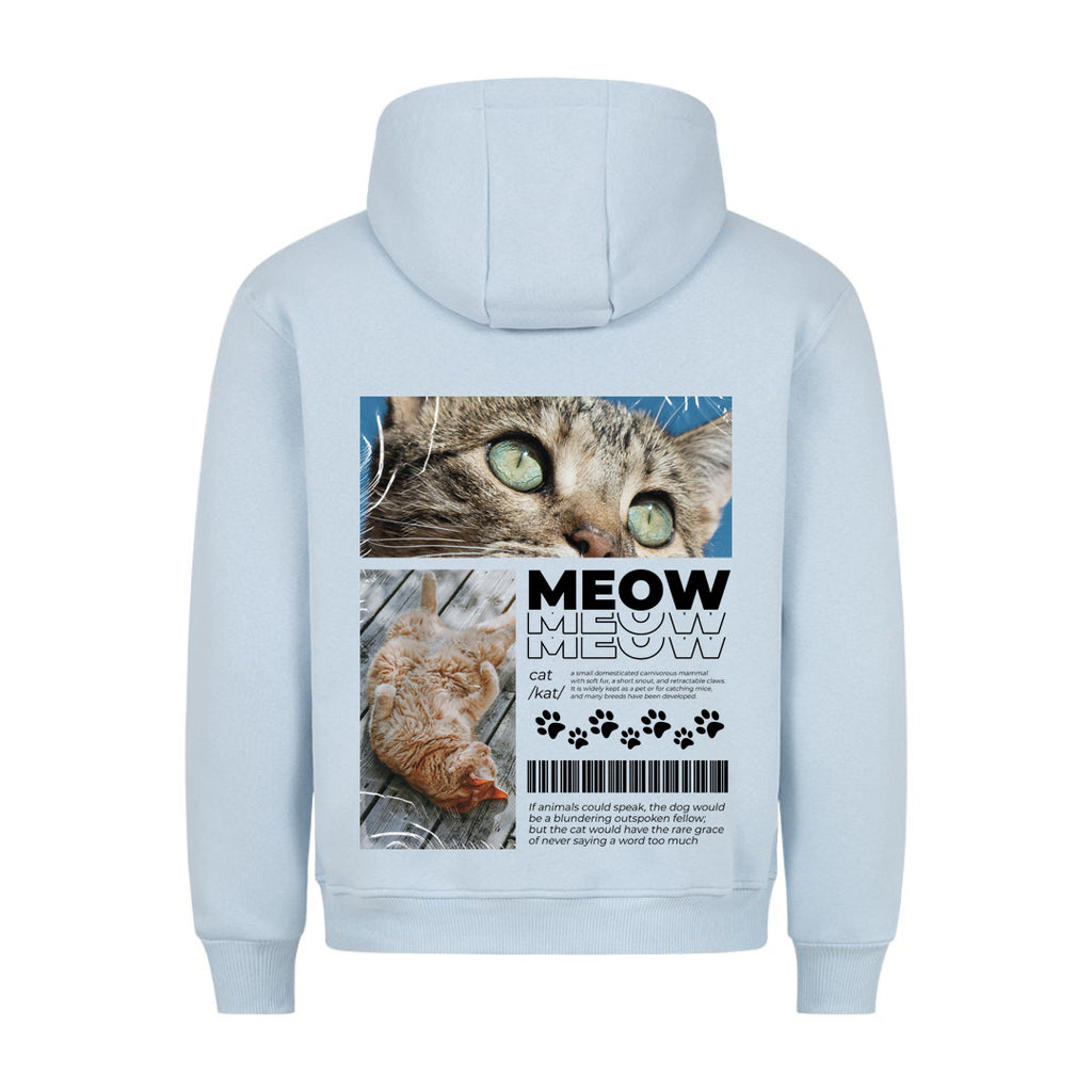 Cat Definition Modern Hoodie BackPrint