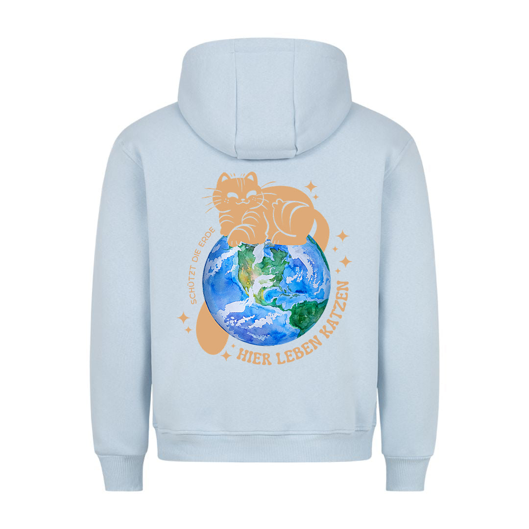 Schützt die Erde Hoodie BackPrint