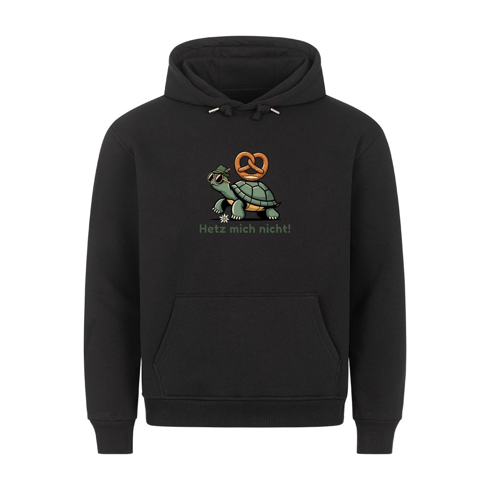Hetz mich nicht Wiesn Hoodie in Schwarz