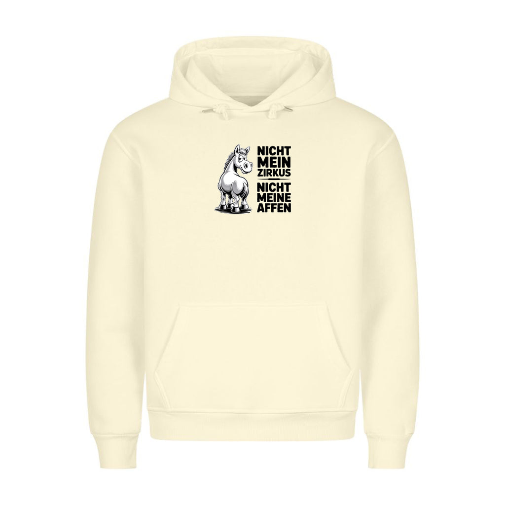 Hoodie Nicht mein Zirkus Pferd, getragen