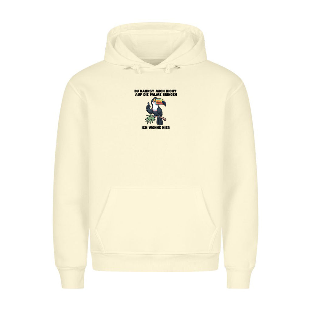 Hoodie Auf die Palme bringen, getragen
