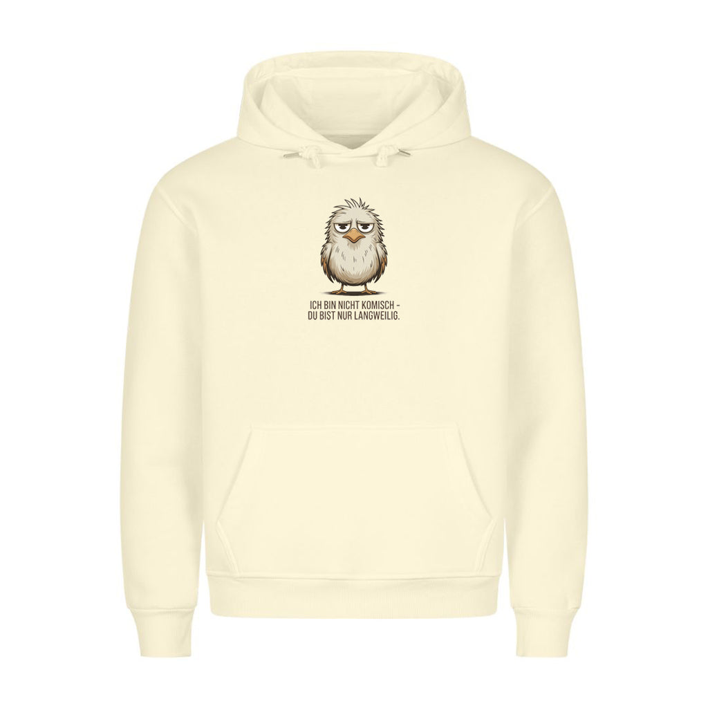 Hoodie Ich bin nicht komisch, getragen