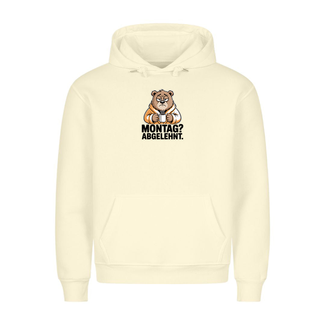 Hoodie Montag Abgelehnt, getragen