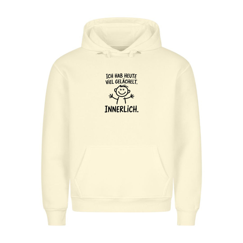 Hoodie innerlich gelächelt, getragen