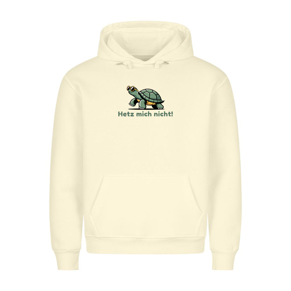 Hoodie Hetz mich nicht Schildkröte, getragen