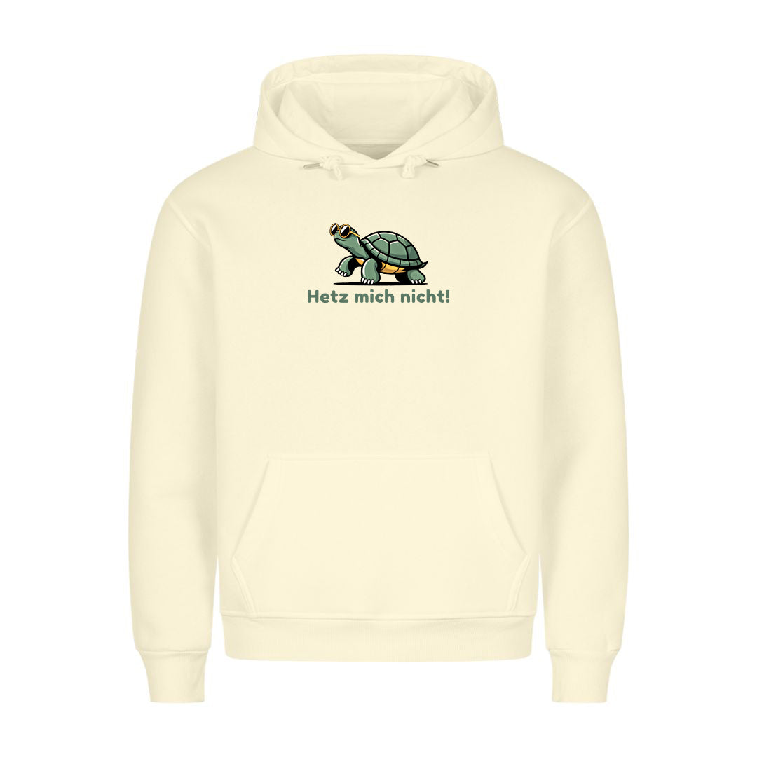 Hoodie Hetz mich nicht Schildkröte, getragen