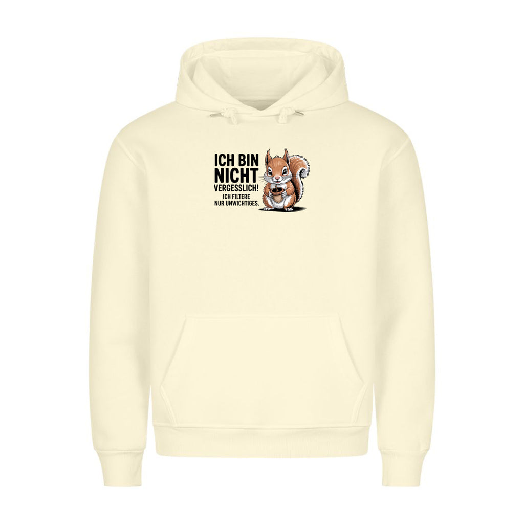 Hoodie Ich bin nicht vergesslich, getragen
