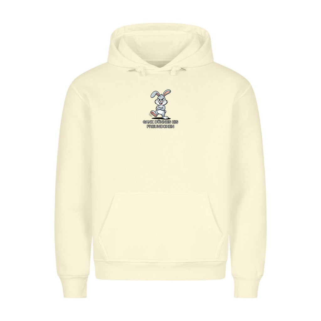 Hoodie Ganz dünnes Eis Hase, getragen