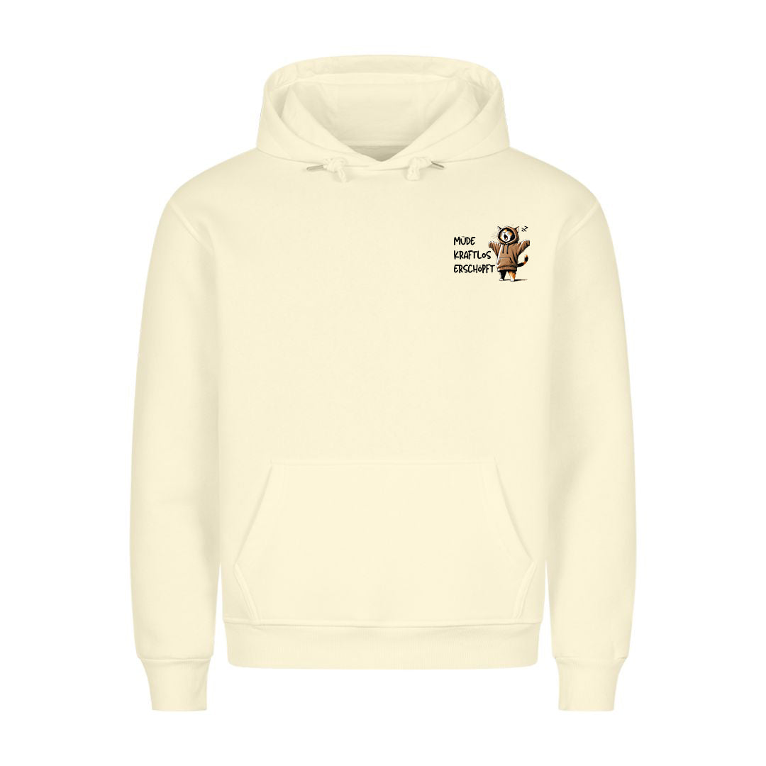 Müde kraftlos erschöpft Hoodie