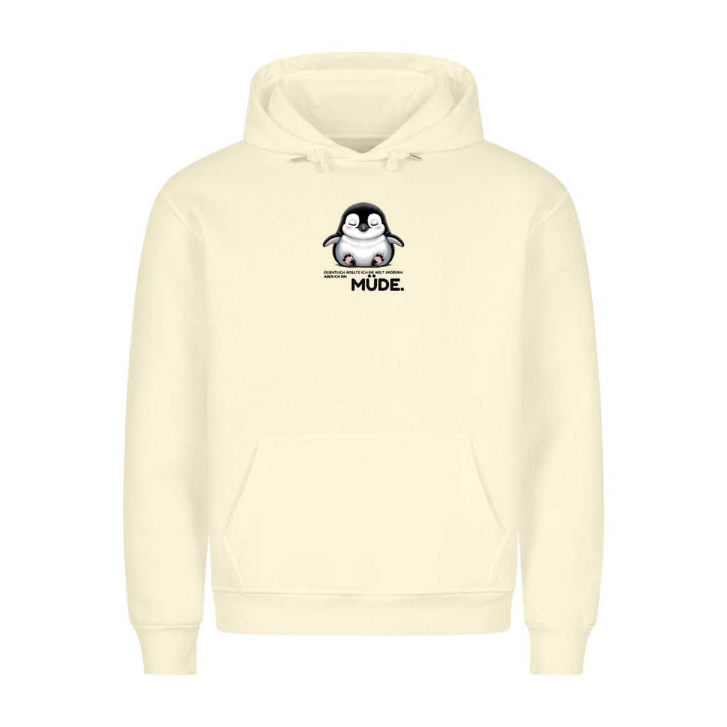 Hoodie Müde, getragen