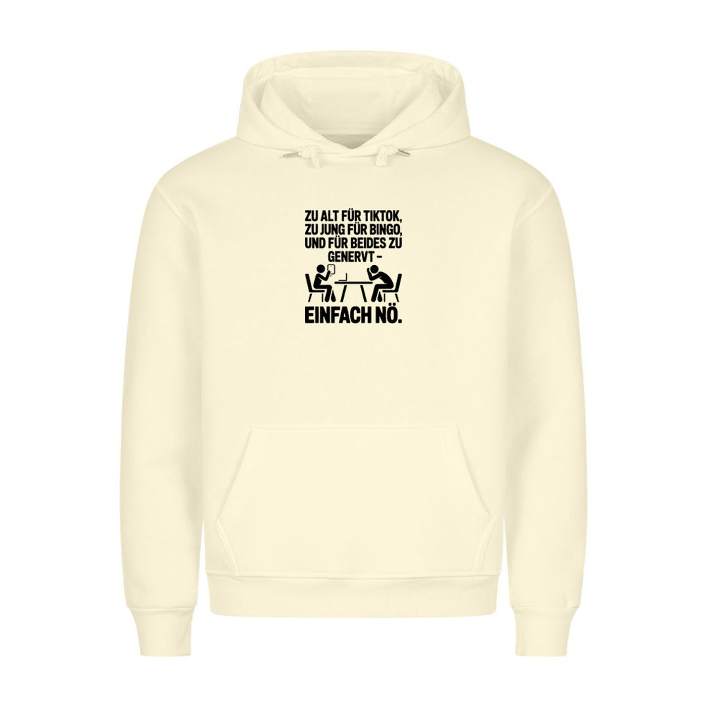 Hoodie Einfach nö Personen, getragen