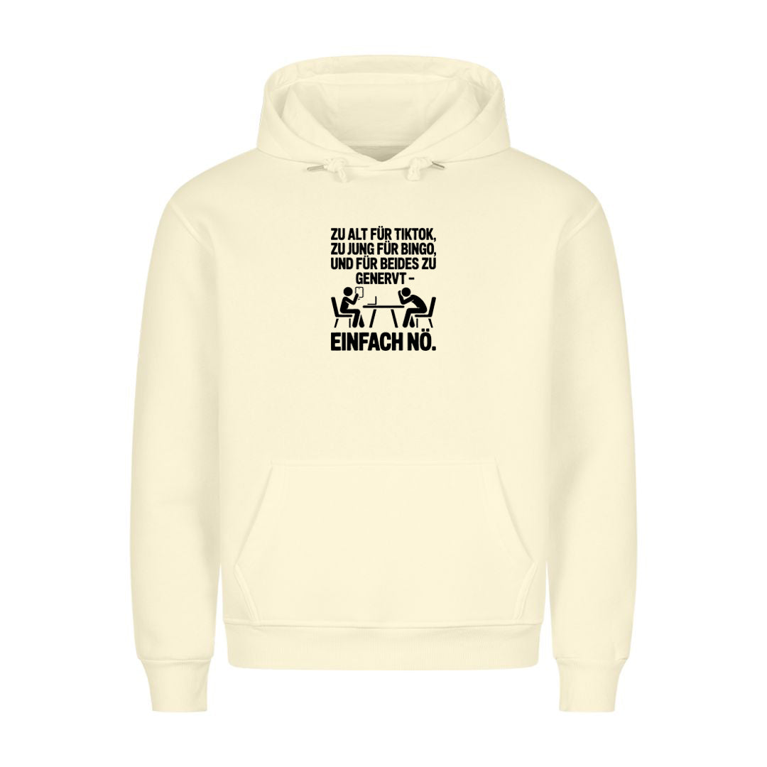 Hoodie Einfach nö Personen, getragen