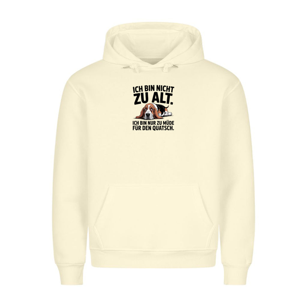 Hoodie Zu Alt, getragen