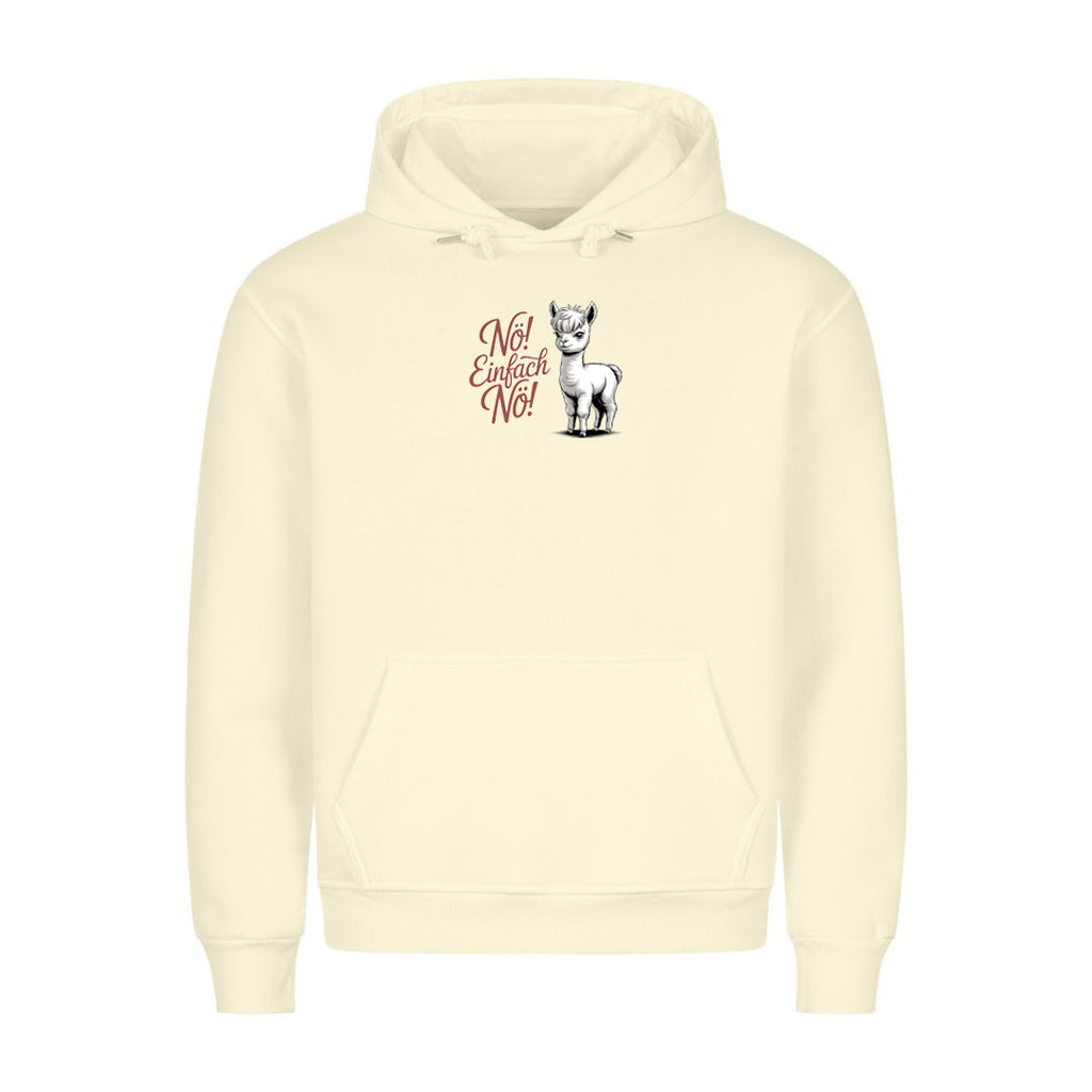 Hoodie Nö Alpaka, getragen