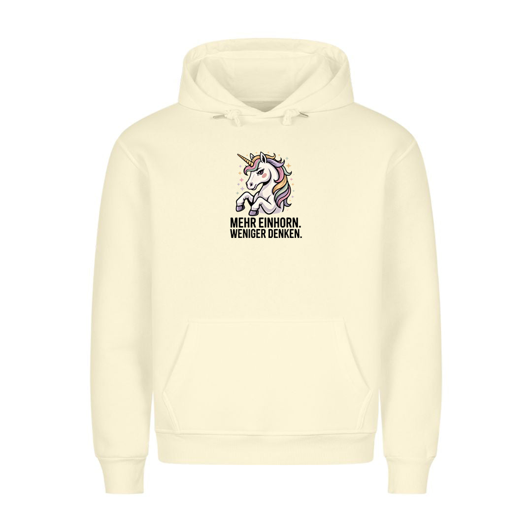 Hoodie Mehr Einhorn, getragen