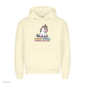 Hoodie Friede Freude Fresse Halten, getragen